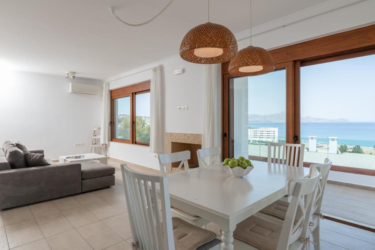 Villa Milena With Private Pool, Vlicha Beach Lindos エクステリア 写真